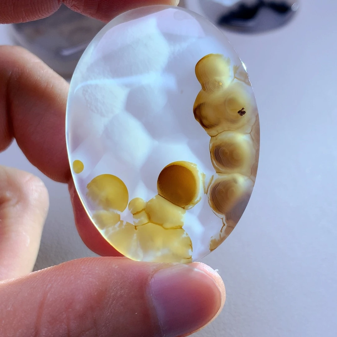 观***影玛瑙/玉髓颈饰未镶嵌