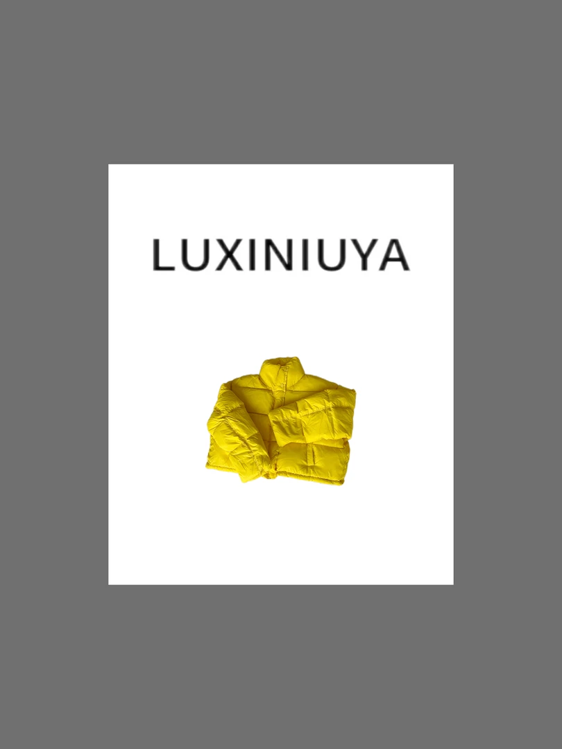 【LUXINIUYA】甜妹天菜羽绒服外套 宽松短款 羽绒服#CX2110