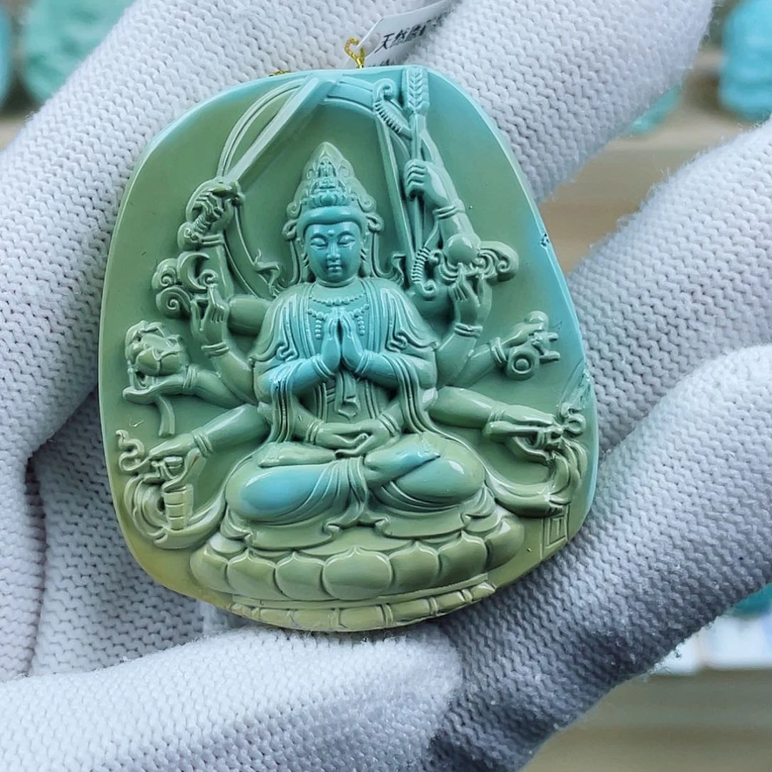 未镶嵌绿松石珠宝奇石