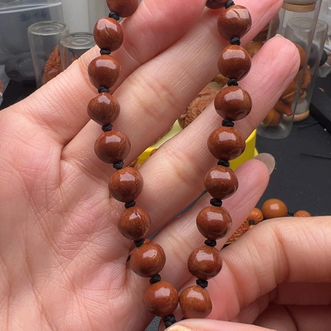 橄榄核吊坠桃核手串