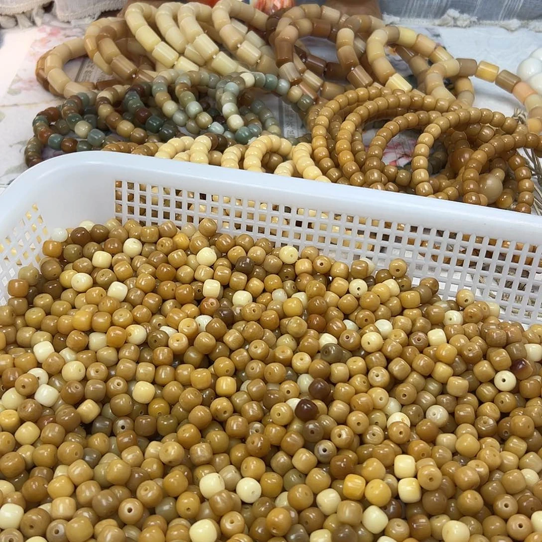 菩提根/象牙果手串10小树王瑕疵30颗2102