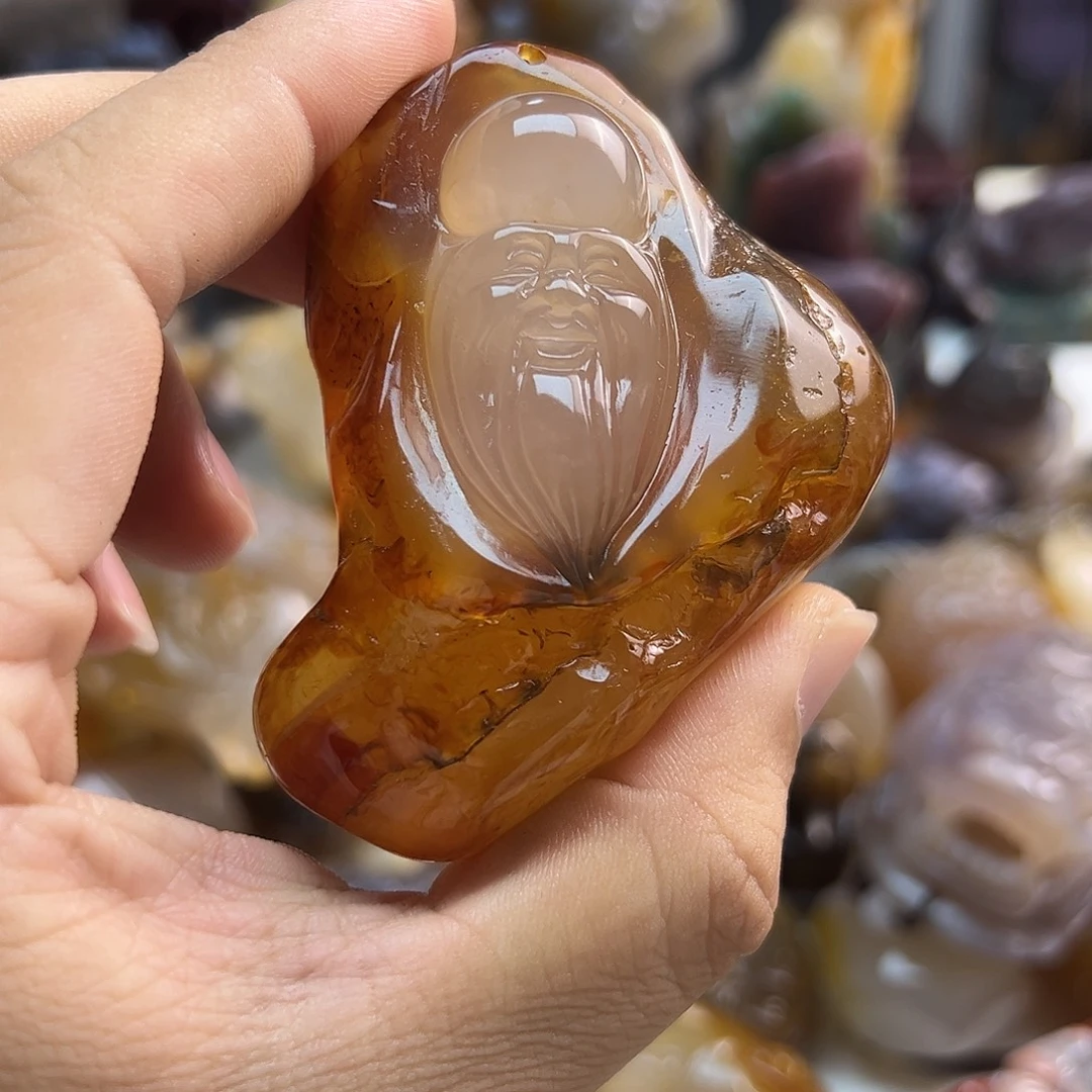 玛瑙/玉髓合金颈饰