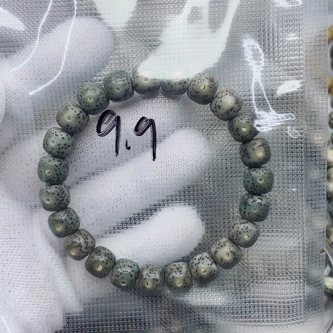 星月菩提手串10绿幽灵