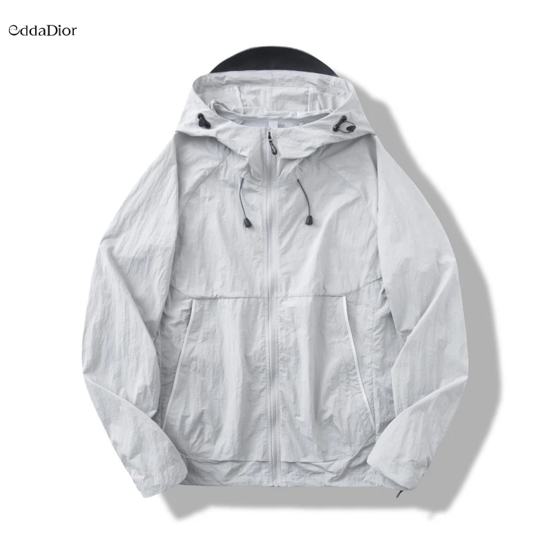eddadior法国轻奢品牌运动防晒衣男女春夏新款户外跑步皮肤衣轻
