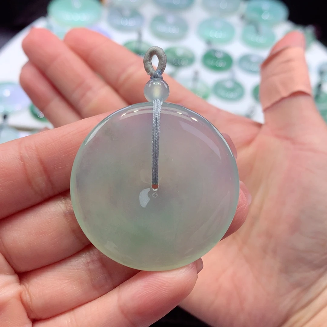 颈饰未镶嵌翡翠64尺寸40*5.8