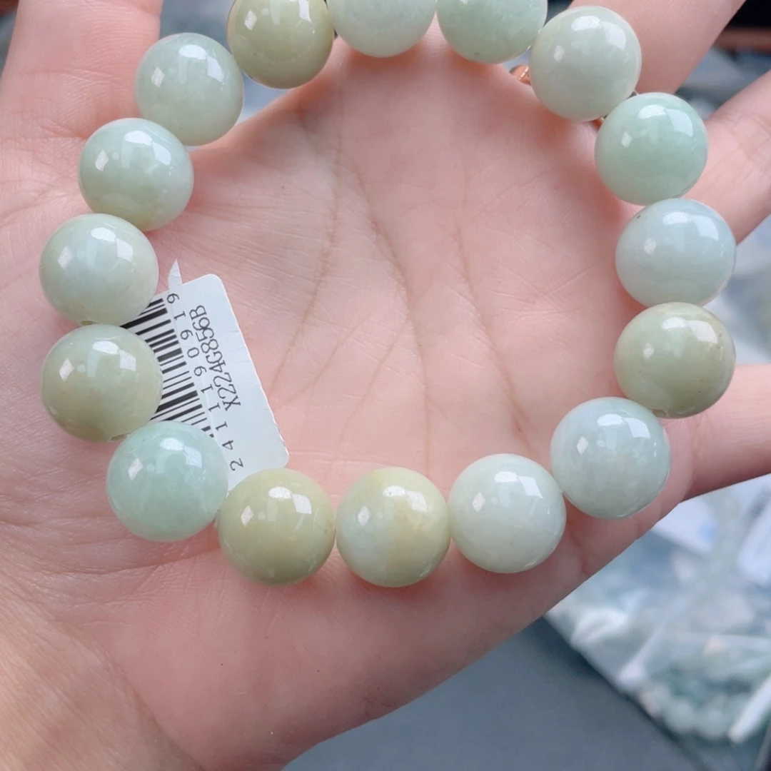 未镶嵌定制翡翠珠串