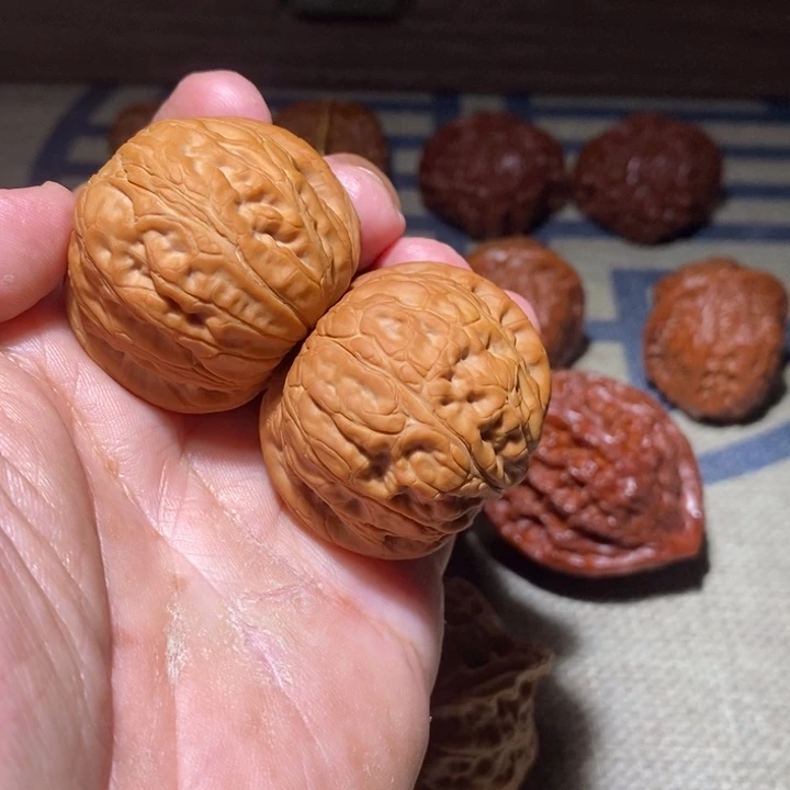 南***弦把件文玩核桃核桃