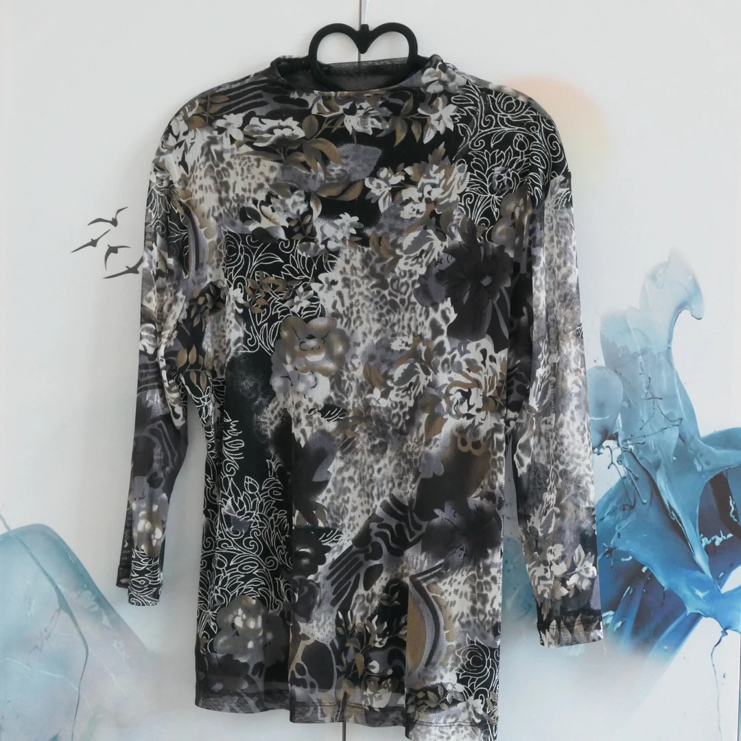 WQ-FW9045/FW817桑蚕丝半高领时尚T恤（断码短号清版福利）