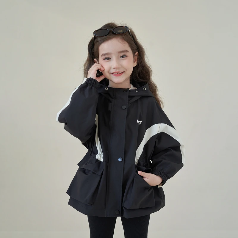 【杨梅家】女童春秋新款冲锋衣外套DE3329