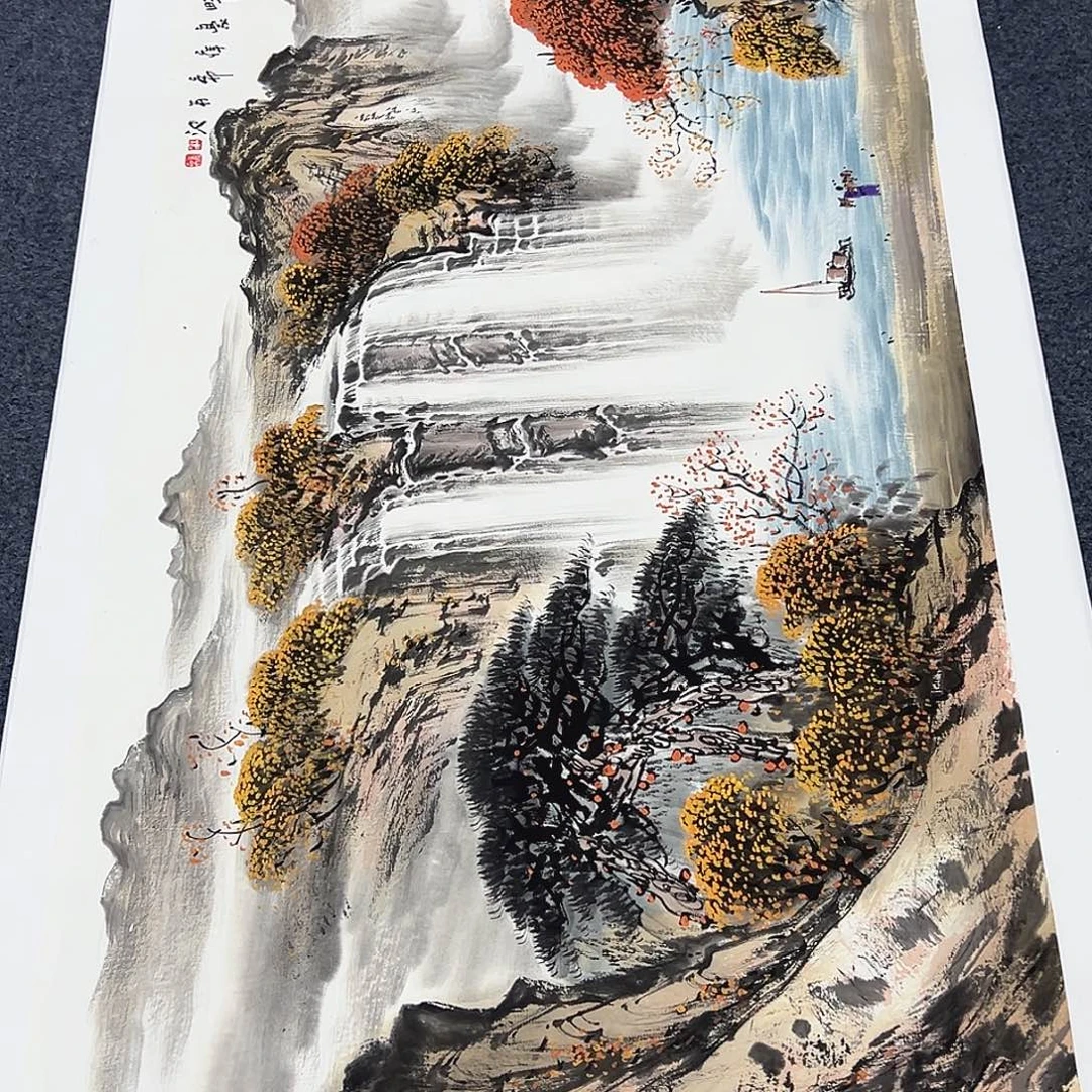 国画事事顺心如意万事如意