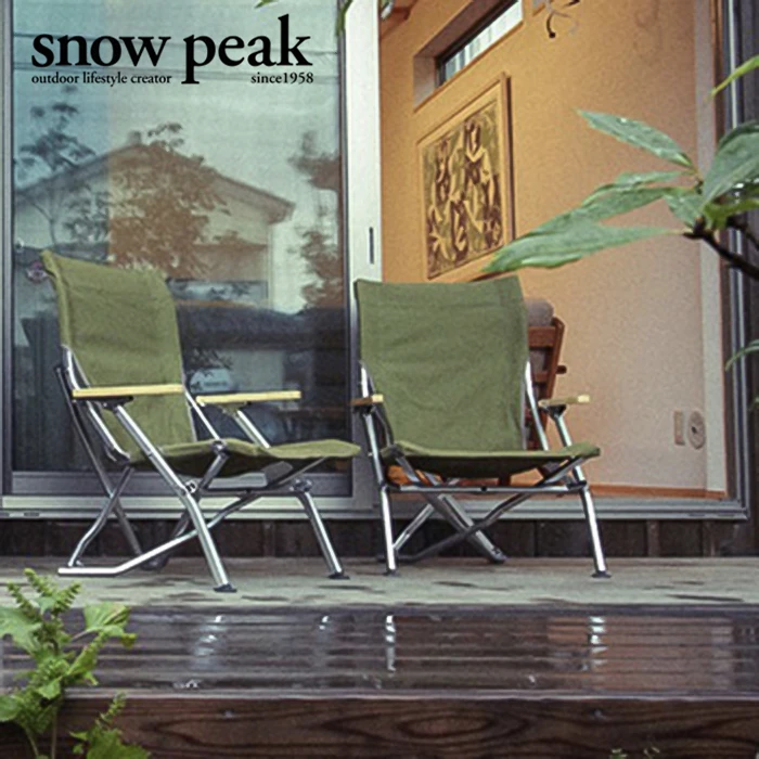 【中国限定】snowpeak 雪峰露营户外高背折叠椅海狗椅LV-091-SPC