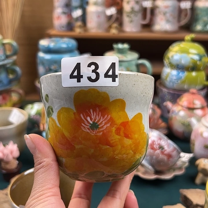 杯景德镇陶瓷手绘作品434