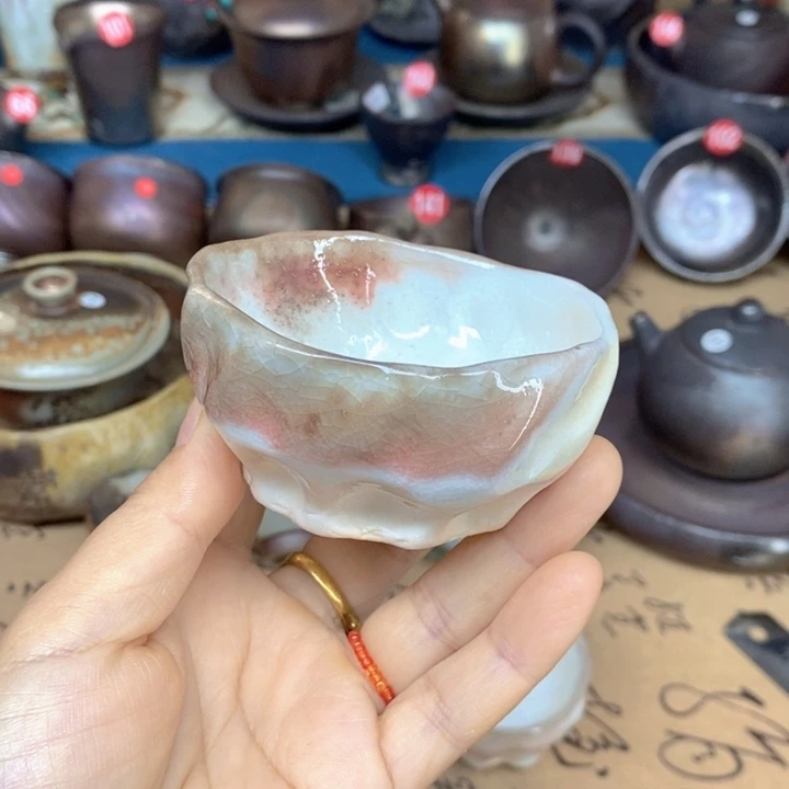 杯子全手工纯柴烧裸烧茶器
