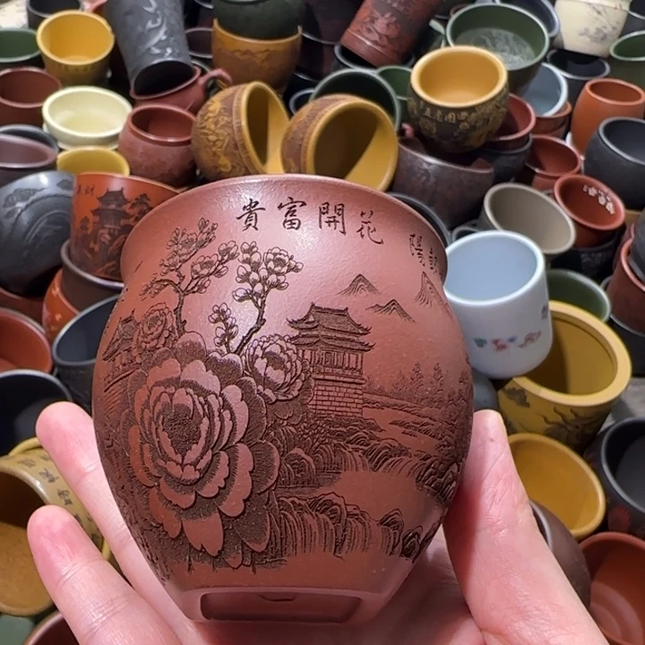 茶杯紫砂全手工z s