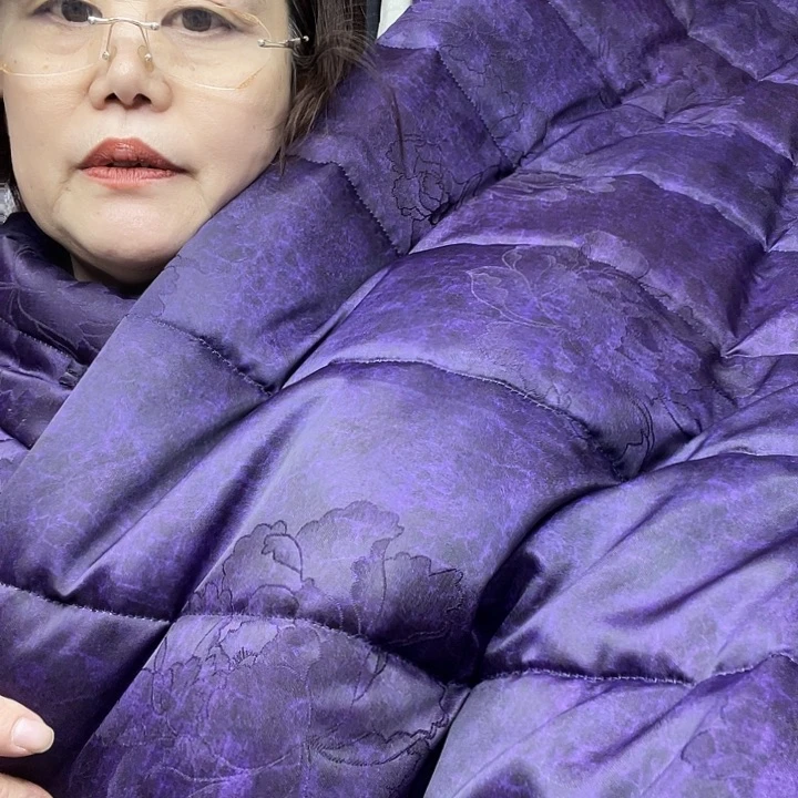 絮片紫牡丹1.5米面料