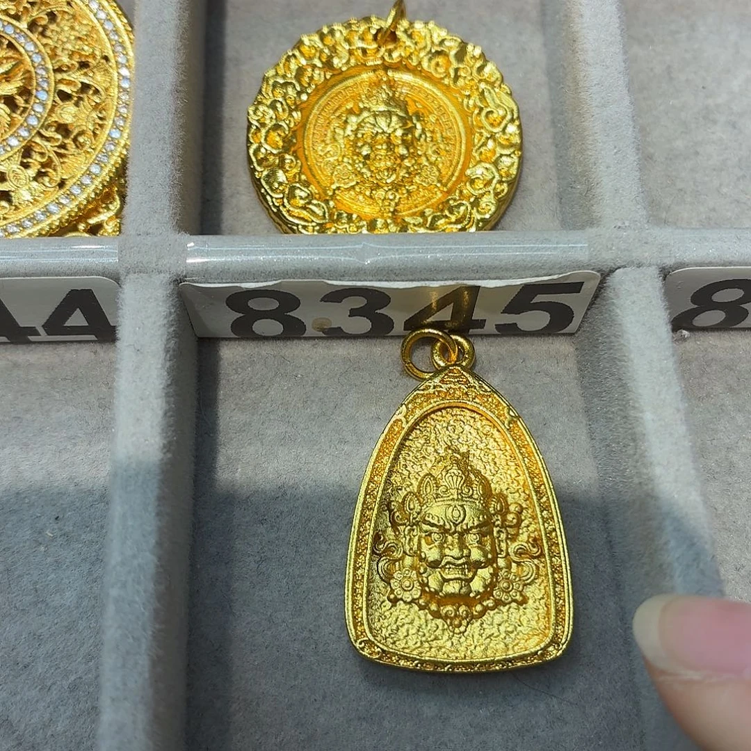 铜合金8345强保色发 1 个壹笔壹吊坠