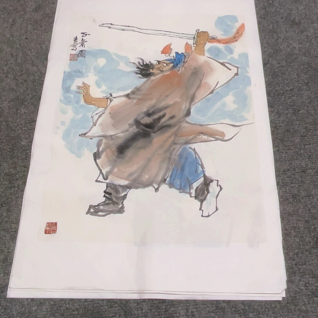 国画1.4平尺纯手绘国画作品