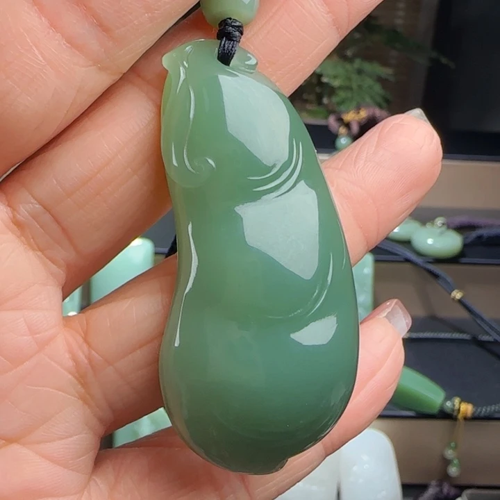 老***丈和田玉未镶嵌挂件