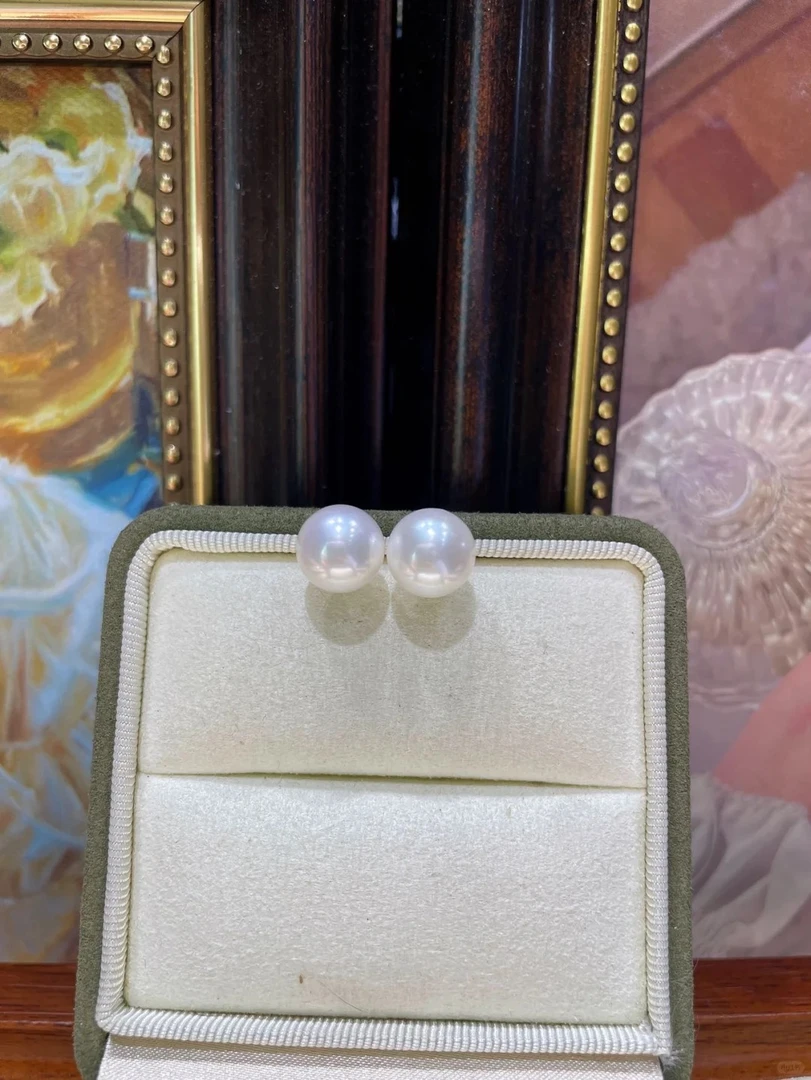 925银耳饰 馒头耳钉 6mm左右 极光 无暇 精致百搭 时尚精致