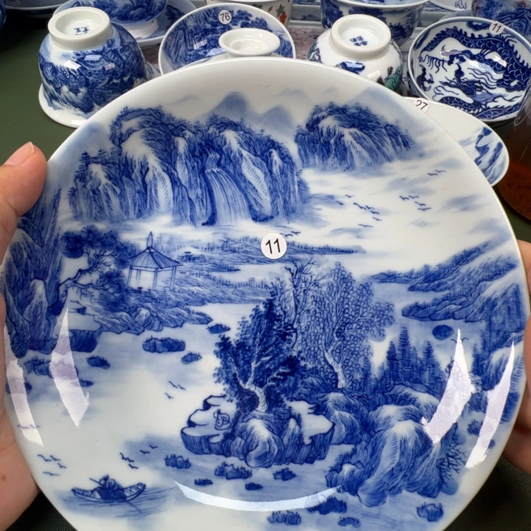 景德镇纯手工纯手绘茶具木木11
