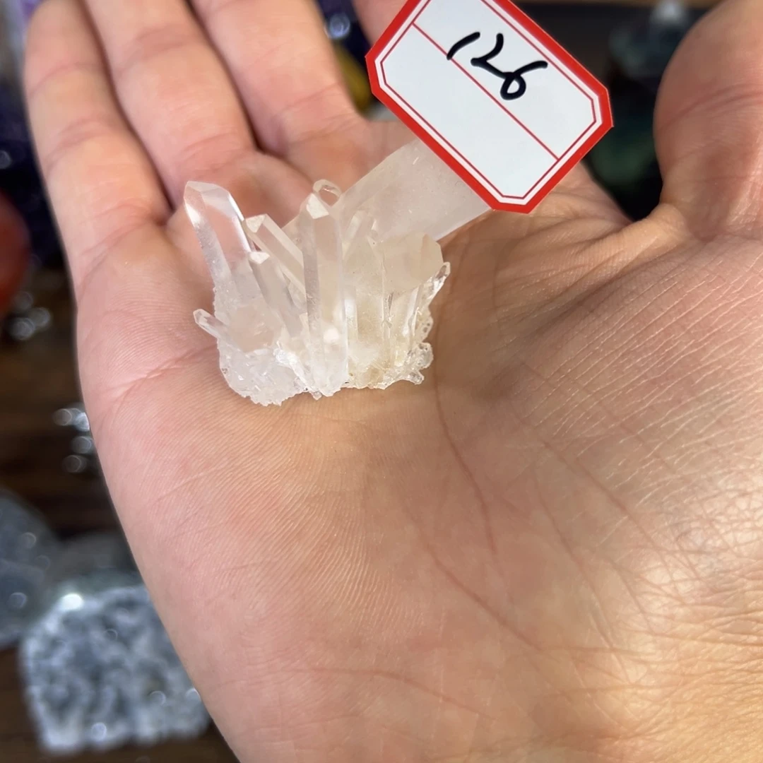 水晶天然水晶，默认微瑕未镶嵌