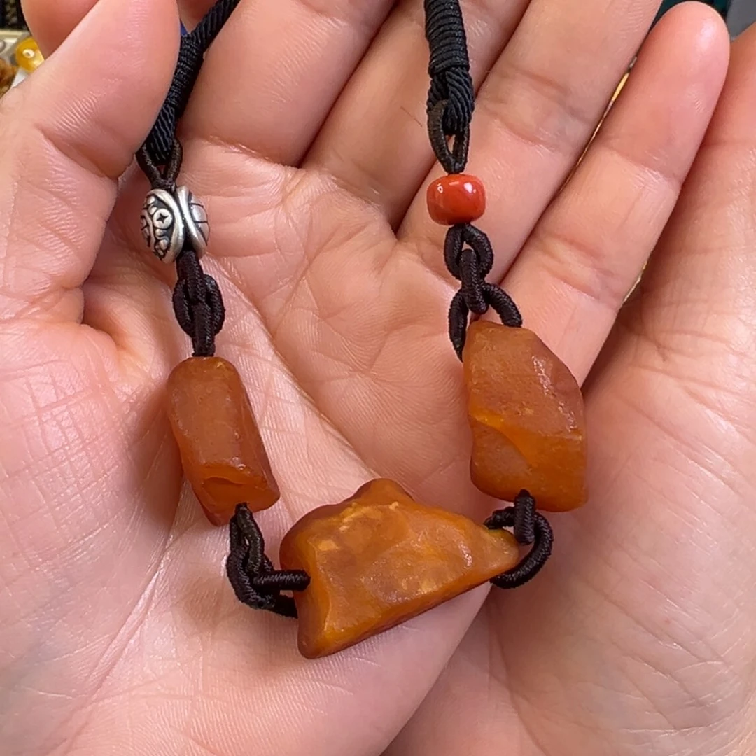 蜜蜡裸石未镶嵌微瑕