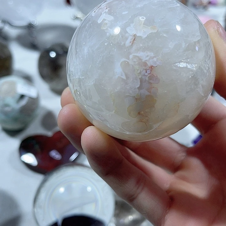 7 樱花球未镶嵌水晶