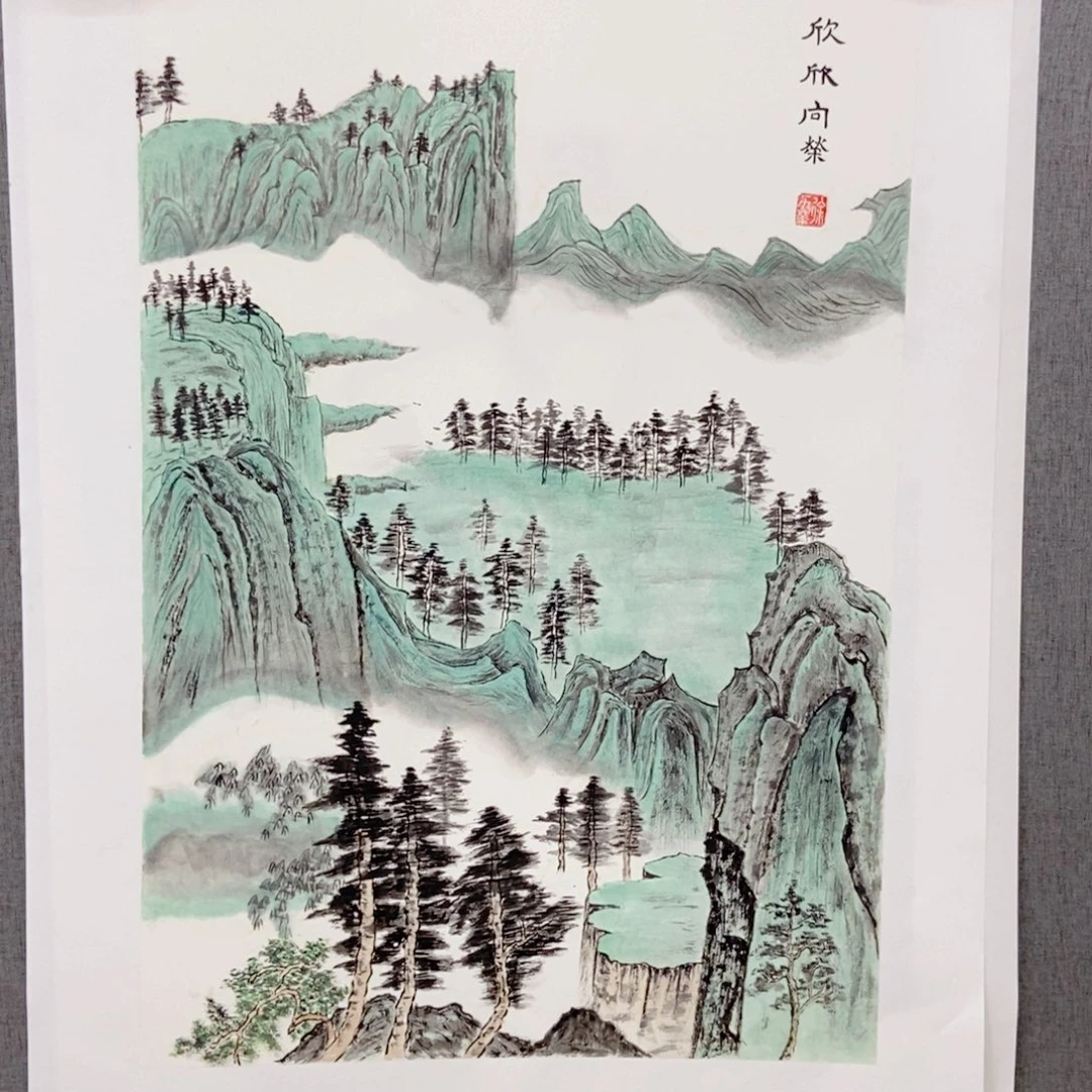 国画手写手绘国画180