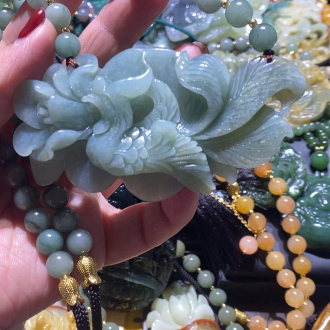 【闪购商品】岫玉毛衣链未镶嵌