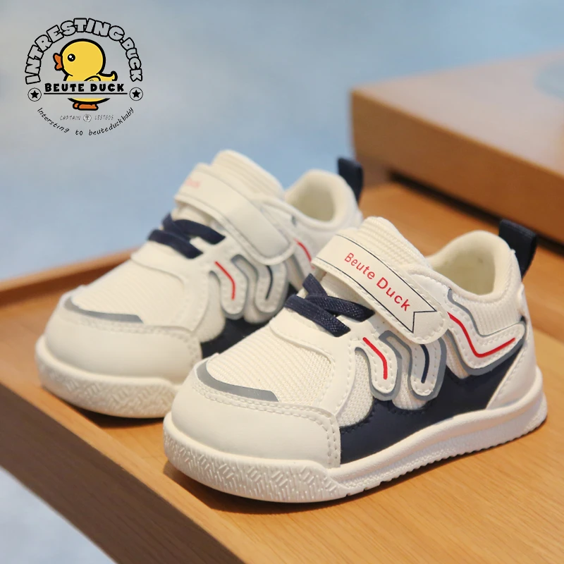 BEUTE DUCK儿童学步鞋女宝宝鞋子春秋季男孩新款透气婴儿机能鞋
