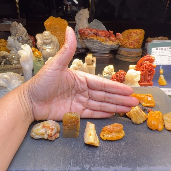 人***然寿山石寿山石品种田黄