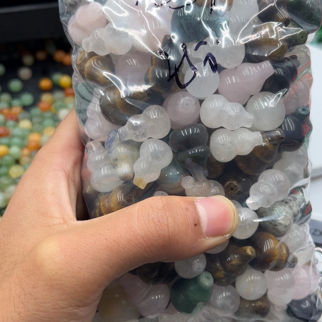 竹***节玛瑙/玉髓合金颈饰