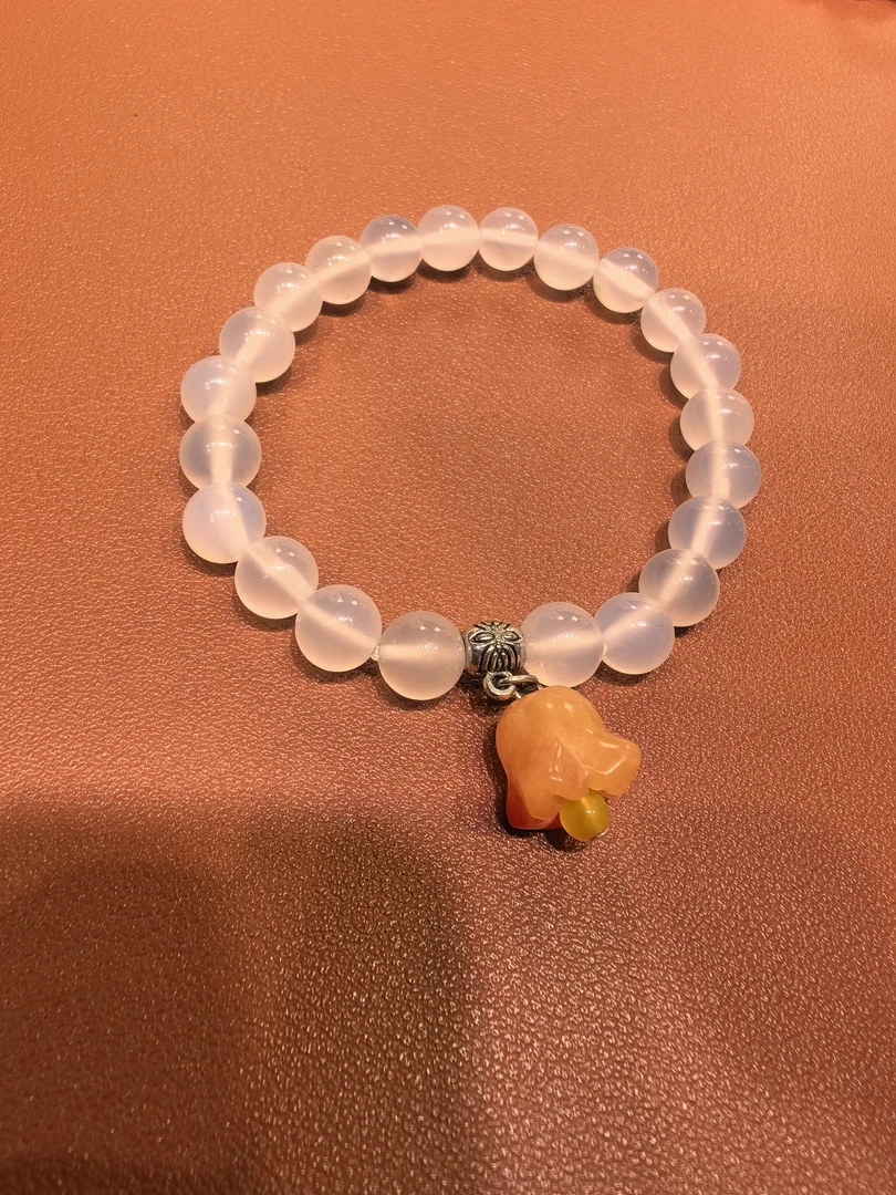 天然玛瑙玉髓手串未镶嵌尺寸8