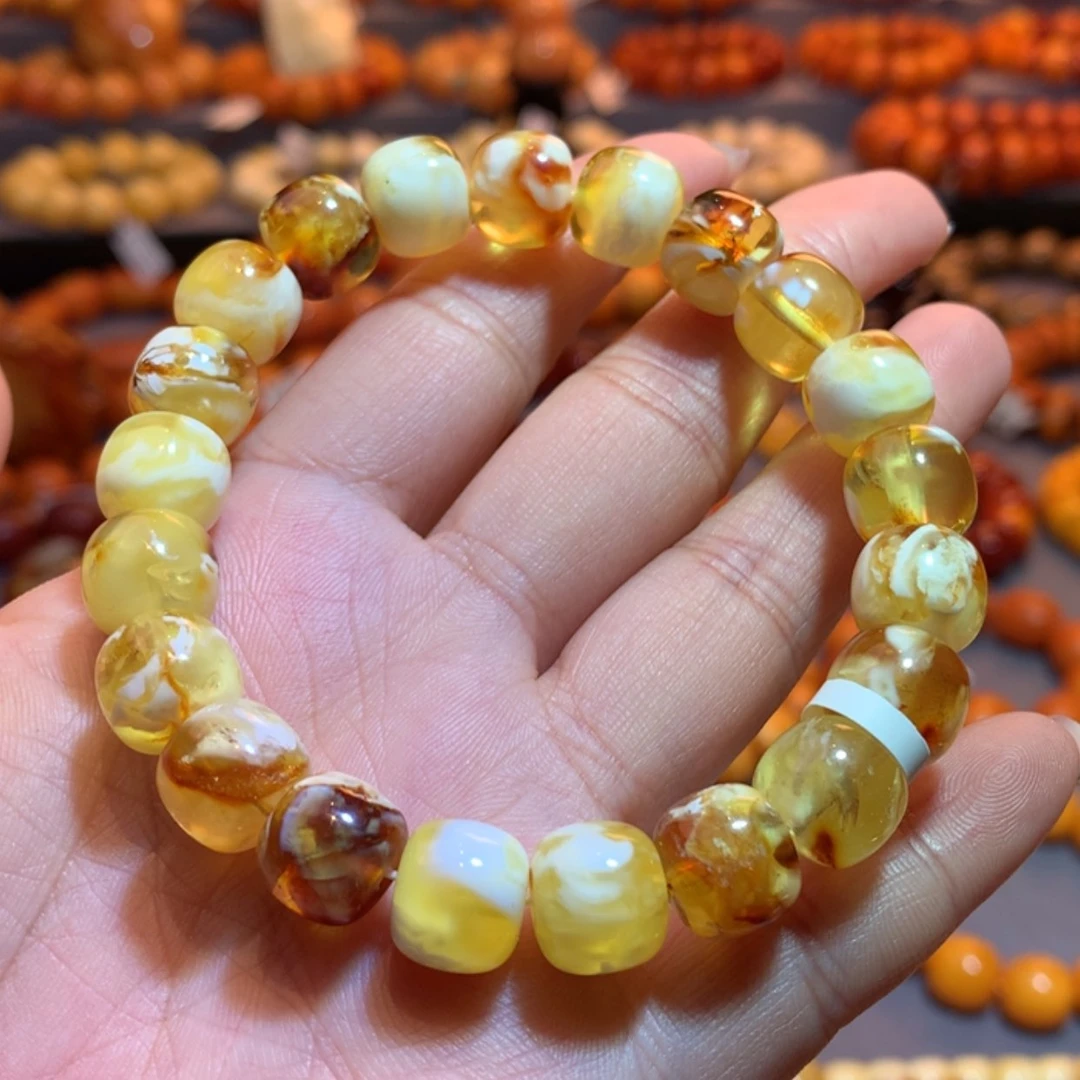 【闪购商品】未镶嵌蜜蜡手串牛*蜜蜡手串