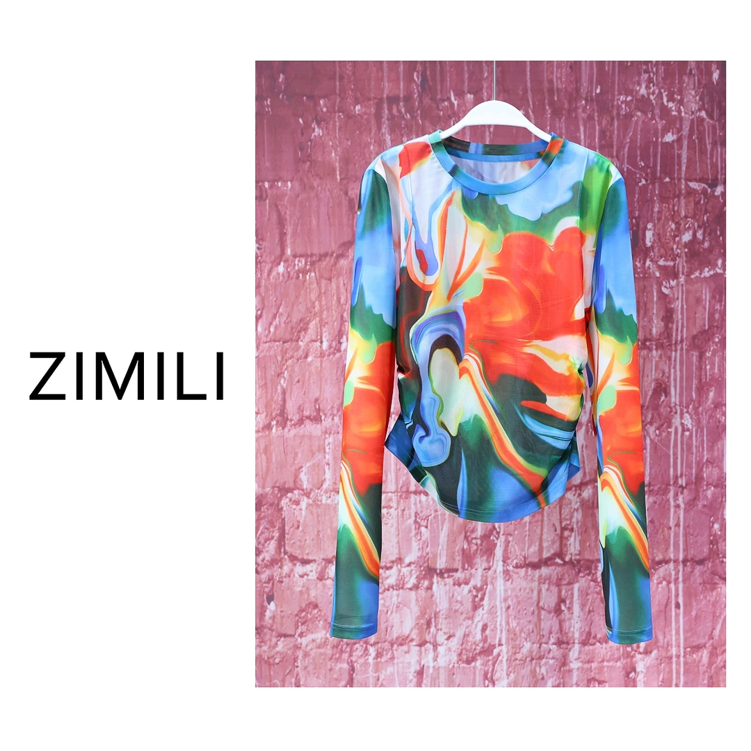 【亮哥女装】2025秋冬新品《设计师定制高弹微透网纱系列》7778-K8