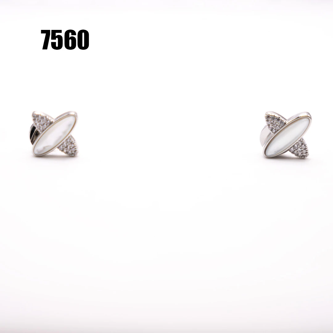 铜合金耳饰 设计师气质耳环小众设计高级感耳环耳饰～7560