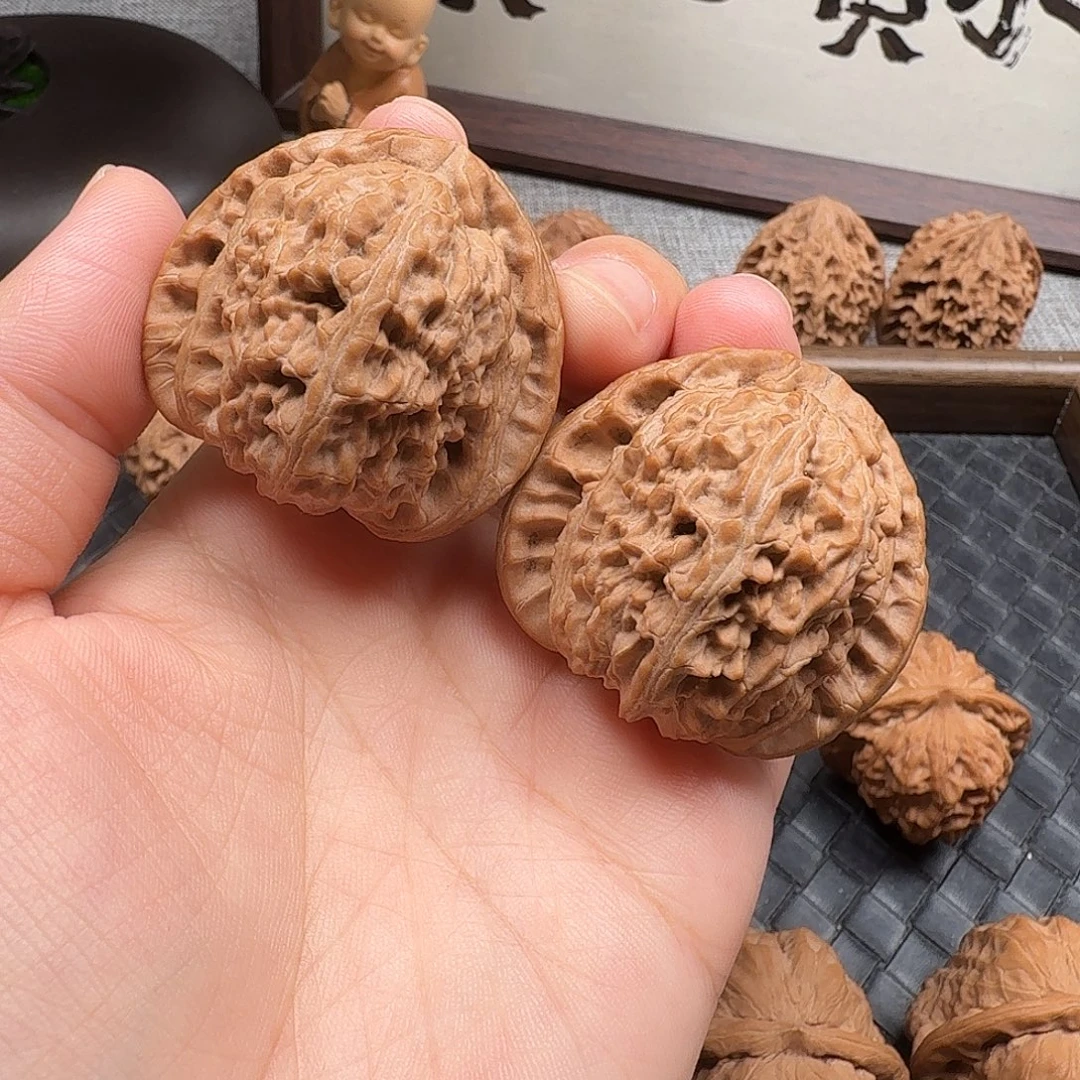 文玩核桃吊坠全品角白43