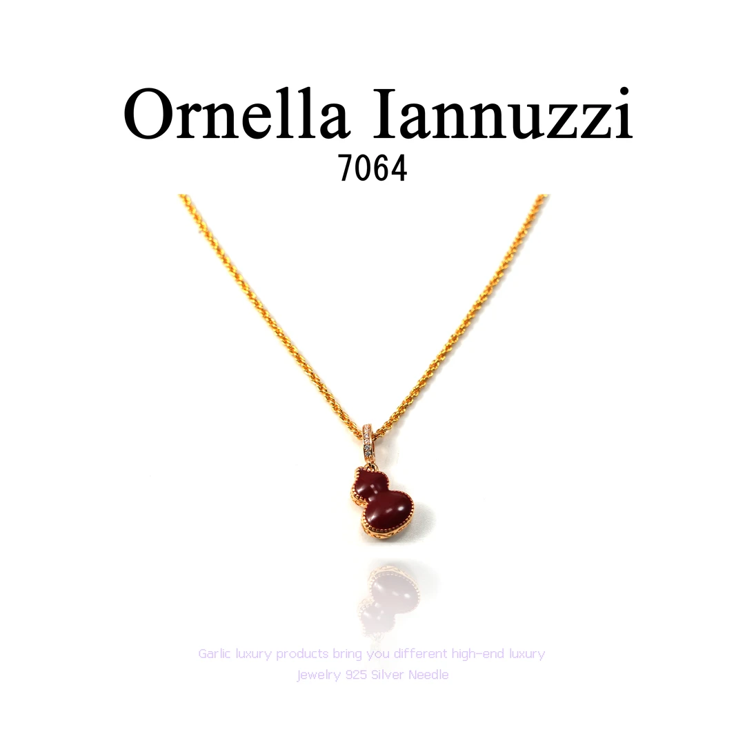 镀K金  Ornella Iannuzzi【新粉必入】项链~7064（40+10）