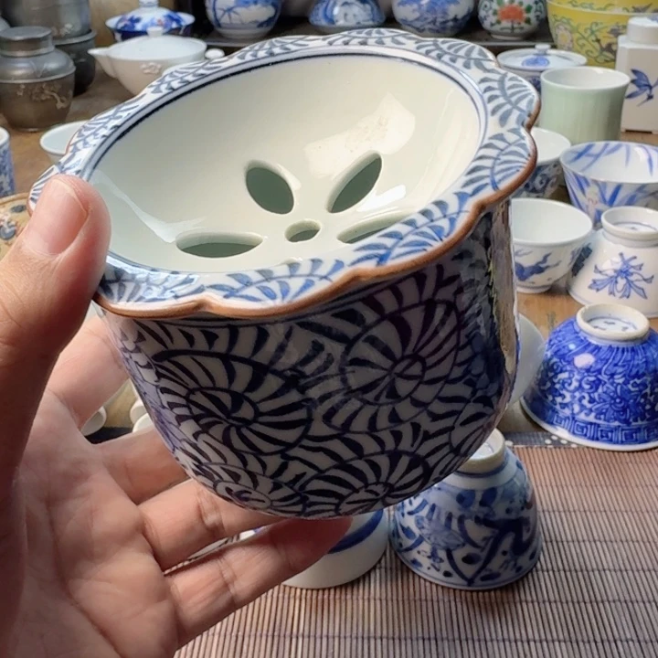 青花瓷器杯子茶具