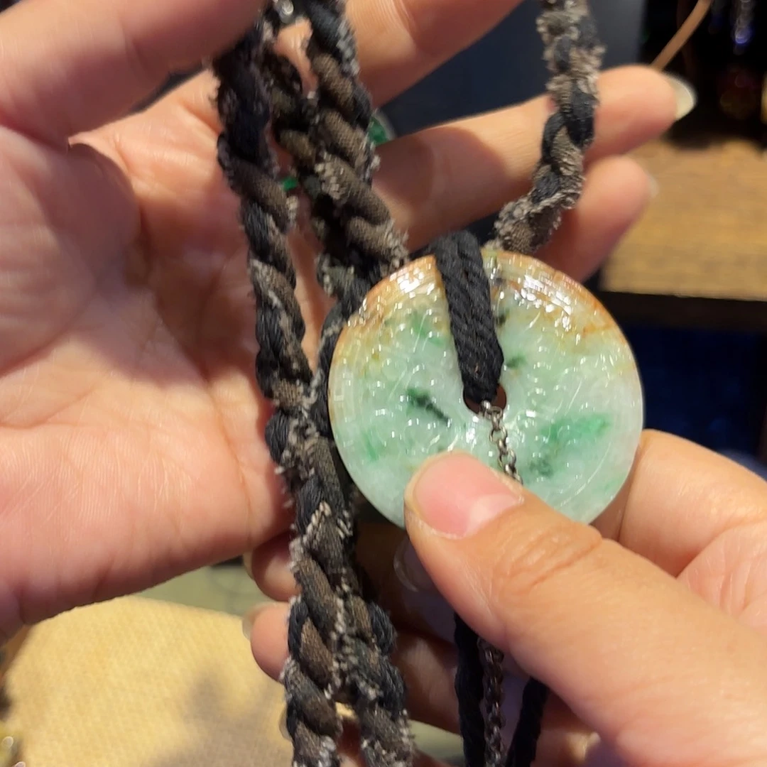 翡翠颈饰未镶嵌原创