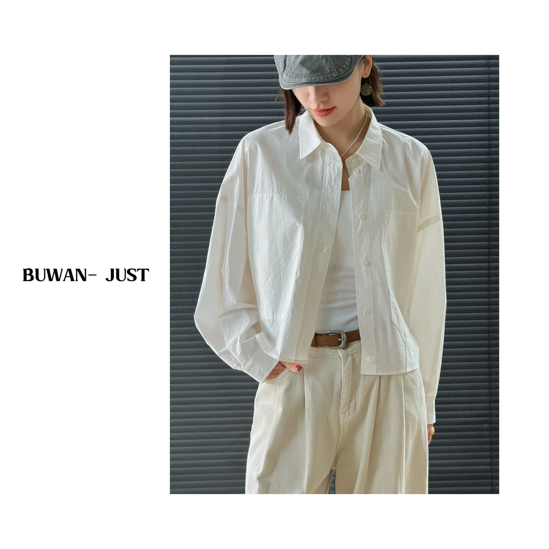 LUCKYYY 高品定制设计感廓形衬衫外套  B267