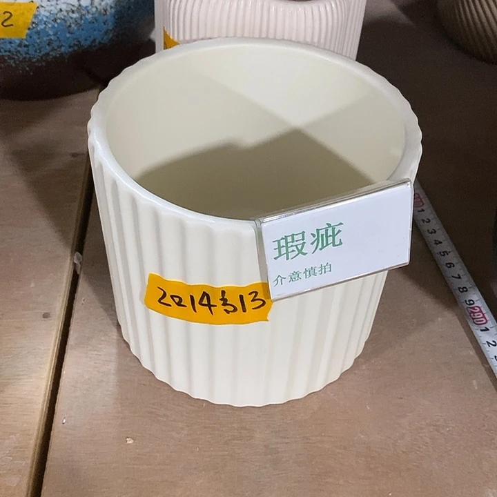 紫砂花盆多肉植物盆瑕疵有孔