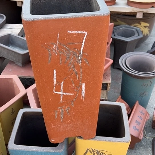 紫砂花盆透气花盆