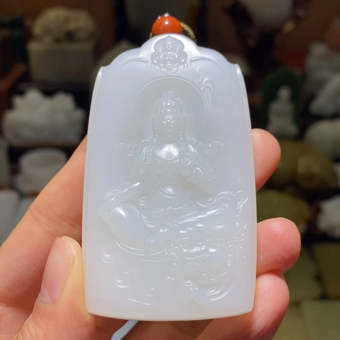 和田玉挂件未镶嵌倁**楽