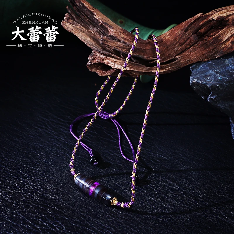 舒俱来丝绒紫珠珠项链-多样性发其一