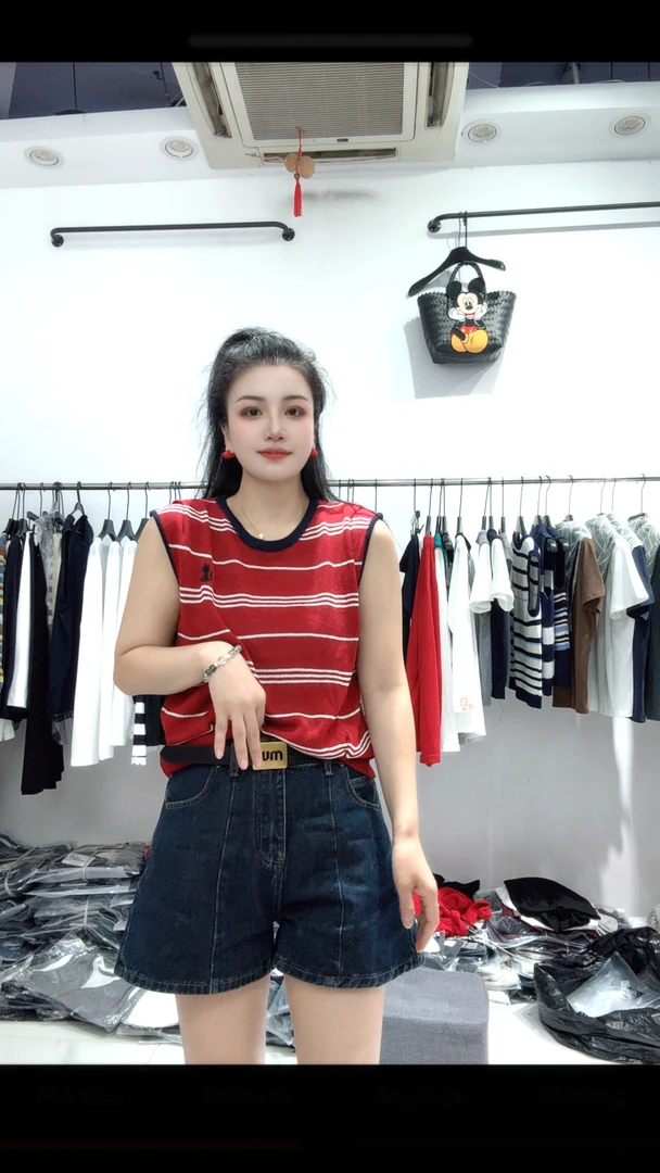 复古牛仔短裤女夏季梨形身材显瘦宽松高腰a字版阔腿牛仔短裤7576