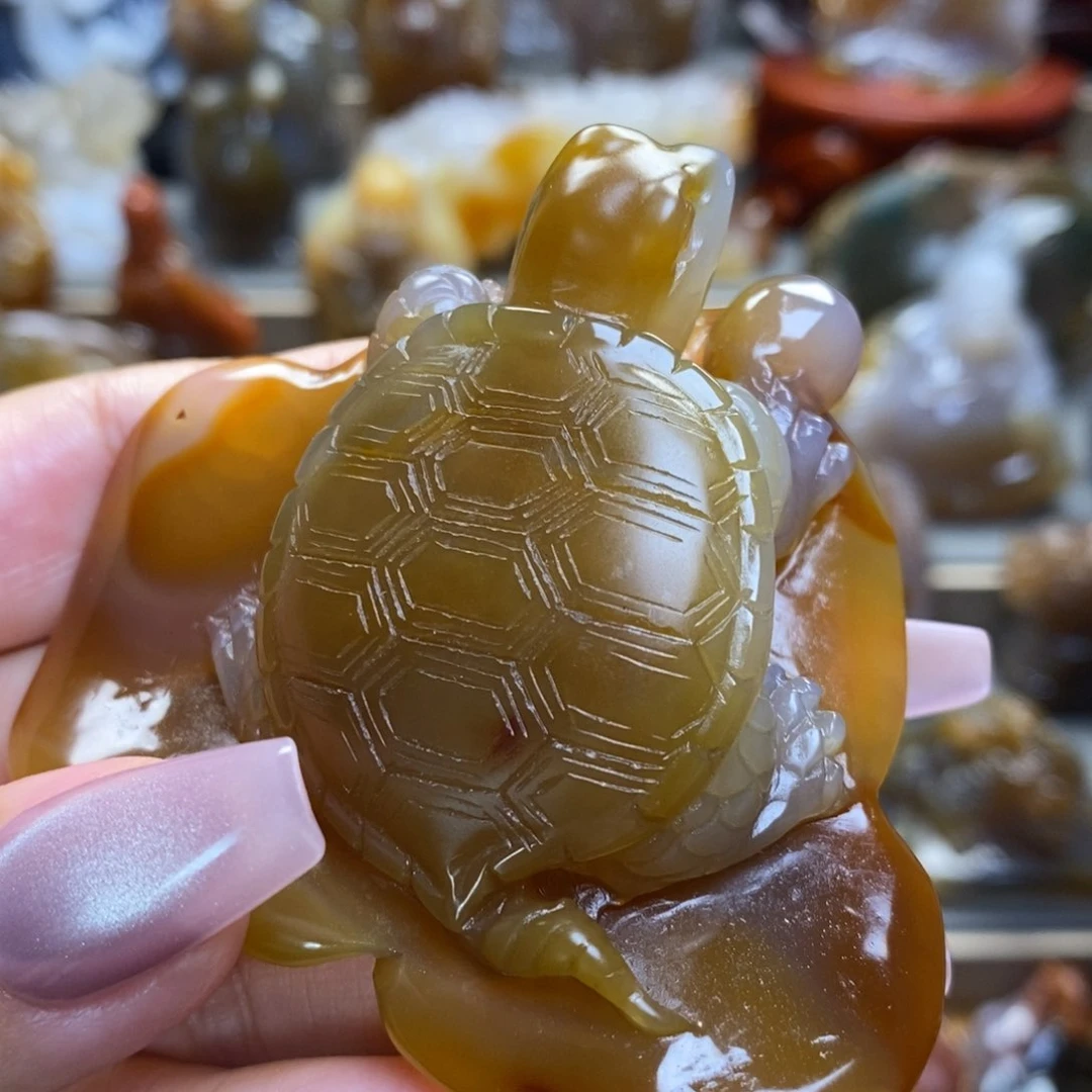 玛瑙/玉髓把件未镶嵌