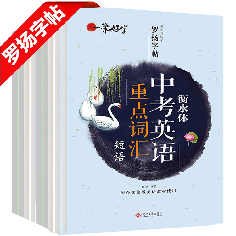 罗扬字帖一笔好字唐诗宋词三百首楷书字帖英语衡水体