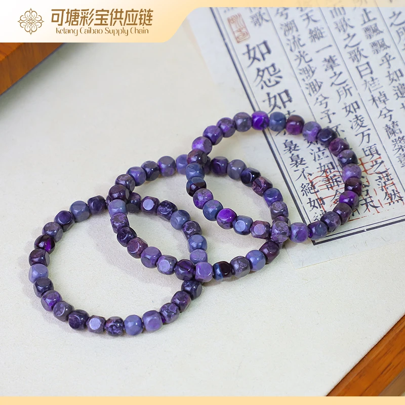 南非舒俱来 泥地樱花 骰子珠手串合集/KTCB-4623/多样性发一件