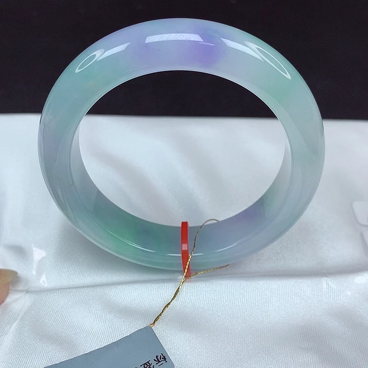 翡翠未镶嵌手镯50圈663